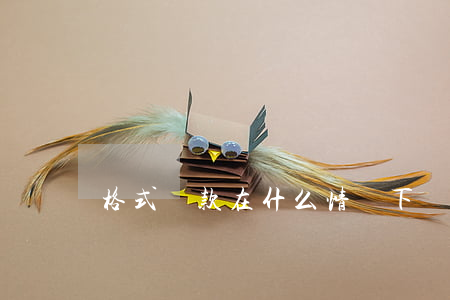 格式條款在什么情況下屬于無效