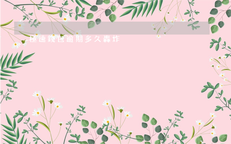 極速錢包逾期多久轟炸