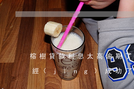 榕樹貸款利息太高逾期了(榕樹貸放款中是已經(jīng)成功了嗎)