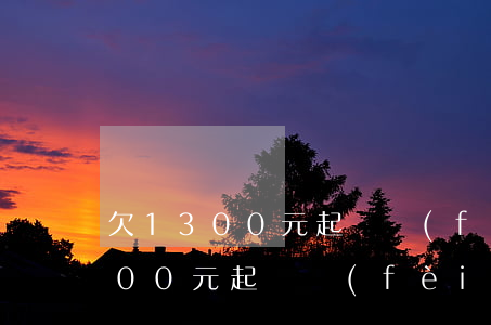 欠1300元起訴費(fèi)多少(欠1300元起訴費(fèi)多少)