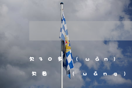 欠30多萬(wàn)網(wǎng)貸(我欠各種網(wǎng)貸三十多萬(wàn))