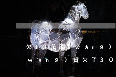 欠30萬網(wǎng)貸還能翻身嗎(網(wǎng)貸欠了30萬怎么翻身)