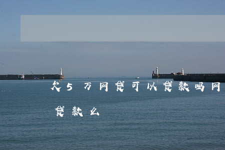欠5万网贷可以贷款吗(网贷欠五万可以银行贷款么)