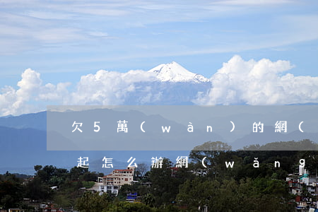 欠5萬(wàn)的網(wǎng)貸還不起怎么辦(網(wǎng)貸欠了五萬(wàn)還不起怎么辦)