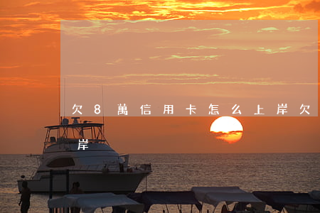 欠8萬信用卡怎么上岸（欠8萬信用卡怎么上岸）