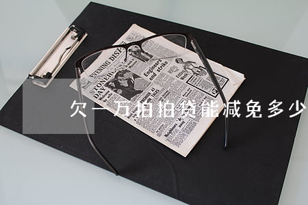 欠一万拍拍贷能减免多少(拍拍贷只给500)