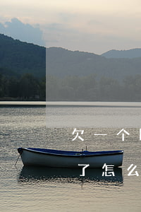 欠一个网贷不还怎么办(欠了几个网贷还不起了怎么办?)