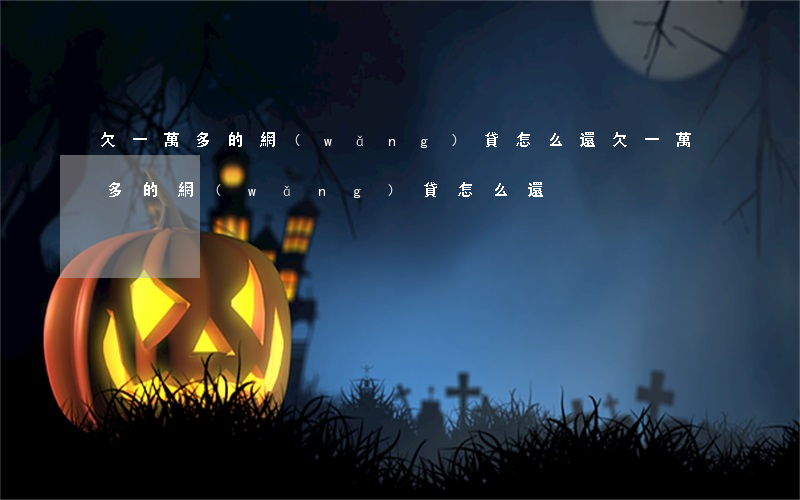 欠一萬多的網(wǎng)貸怎么還(欠一萬多的網(wǎng)貸怎么還)