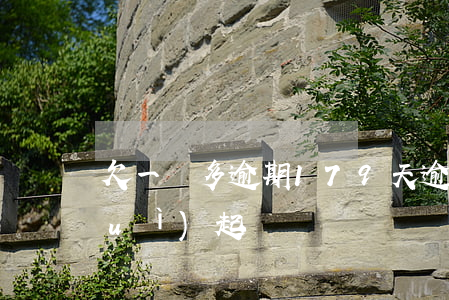 欠一萬多逾期179天(逾期一萬以下會(huì)起訴嗎)