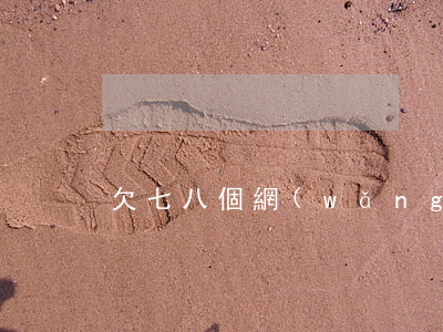 欠七八個網(wǎng)貸5萬不還可以么