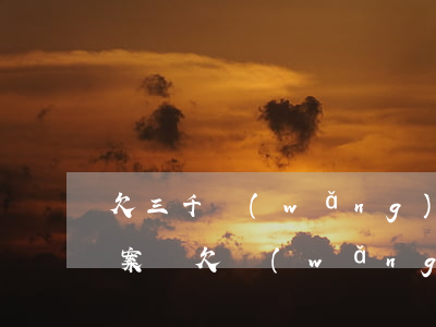 欠三千網(wǎng)貸會(huì)被立案嗎(欠網(wǎng)貸3000會(huì)不會(huì)立案)