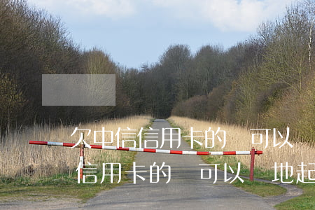 欠中信信用卡的錢可以異地起訴嗎-欠中信信用卡的錢可以異地起訴嗎怎么辦
