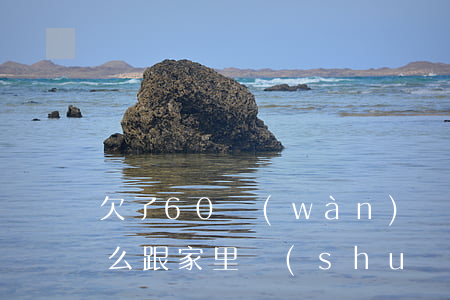 欠了60萬(wàn)網(wǎng)貸怎么跟家里說(shuō)(網(wǎng)貸欠了50萬(wàn)我該怎么辦)