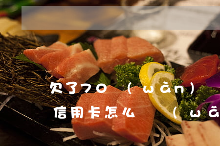 欠了70萬(wàn)網(wǎng)貸和信用卡怎么辦(網(wǎng)貸和信用卡欠了十幾萬(wàn),應(yīng)該怎么辦?)