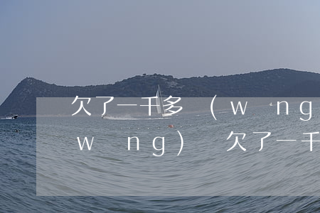 欠了一千多網(wǎng)貸會被告嗎(網(wǎng)貸欠了一千多會被起訴嗎)