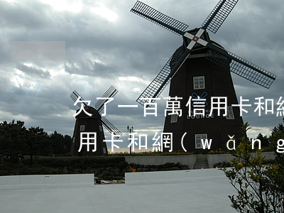 欠了一百萬信用卡和網(wǎng)貸(欠信用卡和網(wǎng)貸二十萬怎么辦)