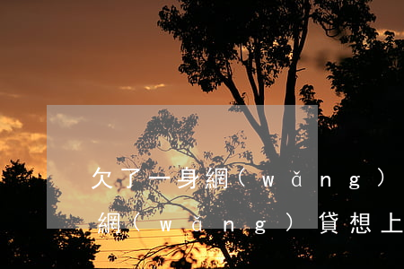 欠了一身網(wǎng)貸如何上岸貼吧(欠網(wǎng)貸想上岸)