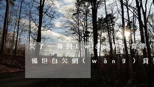 欠了一身網(wǎng)貸準(zhǔn)備坦白(欠網(wǎng)貸要不要坦白)