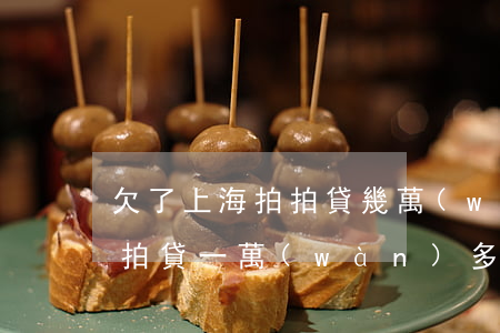 欠了上海拍拍貸幾萬(wàn)塊(欠上海拍拍貸一萬(wàn)多已經(jīng)逾期發(fā)信息說(shuō)要投訴我)