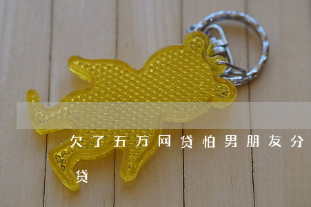 欠了五万网贷怕男朋友分手(男朋友欠各种网贷)