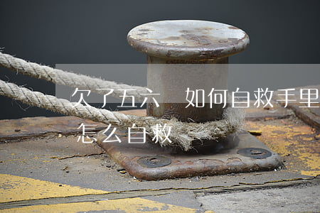 欠了五六萬如何自救 手里沒錢-我欠了6萬怎么自救