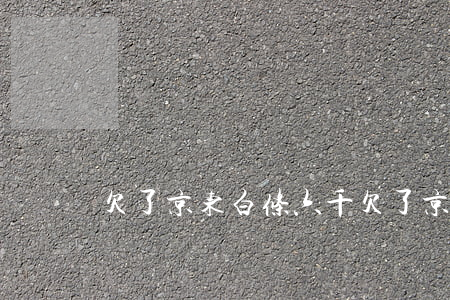 欠了京东白条六千(欠了京东白条六千,10天)