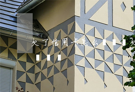 欠了信用卡怎么辦視頻 欠了信用卡怎么辦視頻詐騙