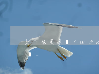 欠了信用卡網(wǎng)貸幾十萬要坐牢嗎-