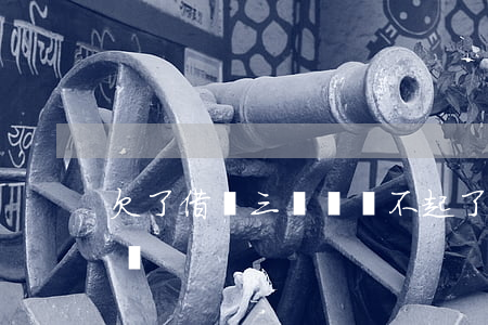 欠了借唄三萬塊還不起了會(huì)怎么樣