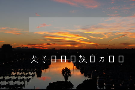 欠了兩萬貸款無力償還
