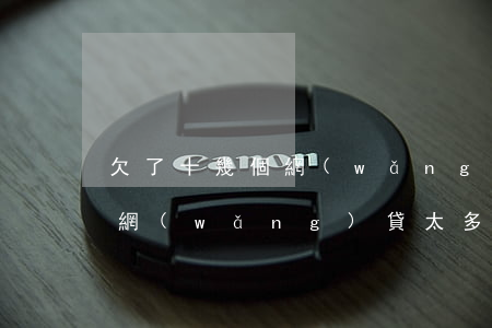 欠了十幾個網(wǎng)貸不還會怎么樣(網(wǎng)貸太多還不上怎么辦欠了好幾十個)