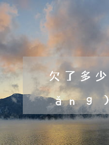 欠了多少網(wǎng)貸會上門(欠網(wǎng)貸的錢會不會上門)