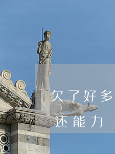 欠了好多网贷无偿还能力(欠了好多网贷无偿还能力)
