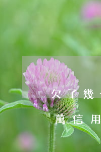 欠了幾十萬信用卡還不上怎么辦-欠了幾十萬信用卡還不上怎么辦呢