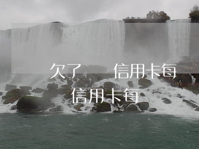 欠了幾張信用卡每張幾萬塊怎么辦-欠了幾張信用卡每張幾萬塊怎么辦呢