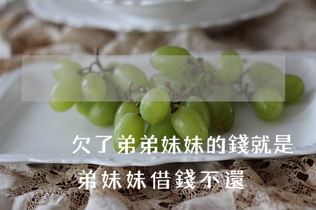 欠了弟弟妹妹的錢就是沒有能力還怎辦-弟弟妹妹借錢不還