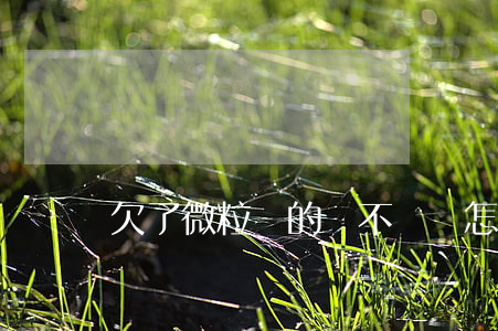 欠了微粒貸的錢不還會怎樣