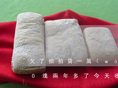 欠了拍拍貸一萬(wàn)(拍拍貸欠1000塊兩年多了今天收到律師信息)