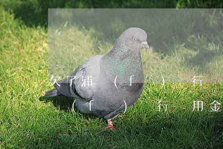 欠了浦發(fā)銀行萬用金律師起訴(欠浦發(fā)銀行萬用金無力償還,銀行會在那個城市立案起訴)