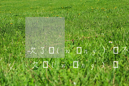 欠了網(wǎng)貸不敢跟任何人講(如果欠網(wǎng)貸)