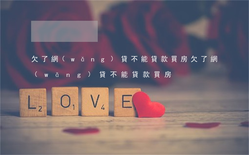 欠了網(wǎng)貸不能貸款買房(欠了網(wǎng)貸不能貸款買房)