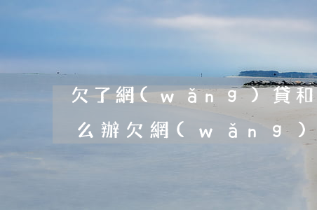 欠了網(wǎng)貸和信用卡還不起了怎么辦(欠網(wǎng)貸信用卡實在還不上怎么辦)