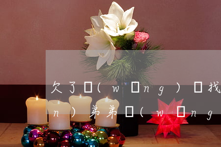 欠了網(wǎng)貸找姐姐借錢(qián)(弟弟網(wǎng)貸欠錢(qián))
