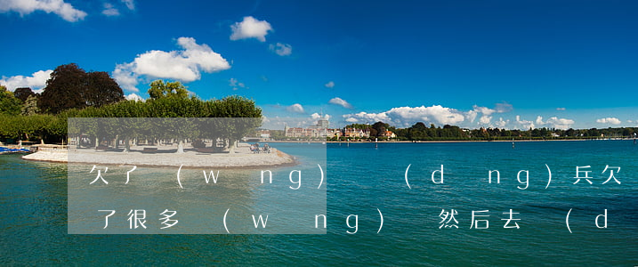 欠了網(wǎng)貸當(dāng)兵(欠了很多網(wǎng)貸然后去當(dāng)兵了)