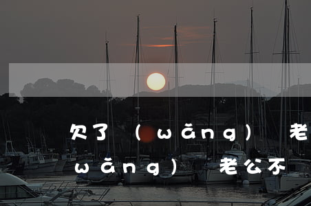 欠了網(wǎng)貸老公也不幫(欠了網(wǎng)貸老公不幫我怎么辦)