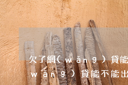 欠了網(wǎng)貸能不能出國(欠了網(wǎng)貸能不能出國)