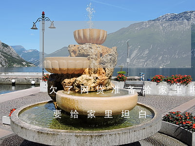 欠了网贷准备给家里坦白了(网贷还不起要不要给家里坦白)
