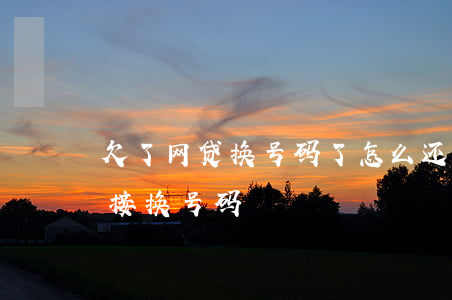 欠了网贷换号码了怎么还知道号码(欠网贷直接换号码)