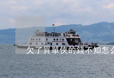 欠了買單俠的錢不知怎么還款(買單俠催款)