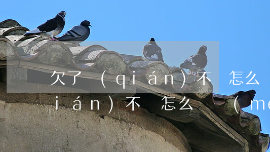 欠了錢(qián)不還怎么辦(欠了錢(qián)不還怎么辦沒(méi)寫(xiě)欠條)